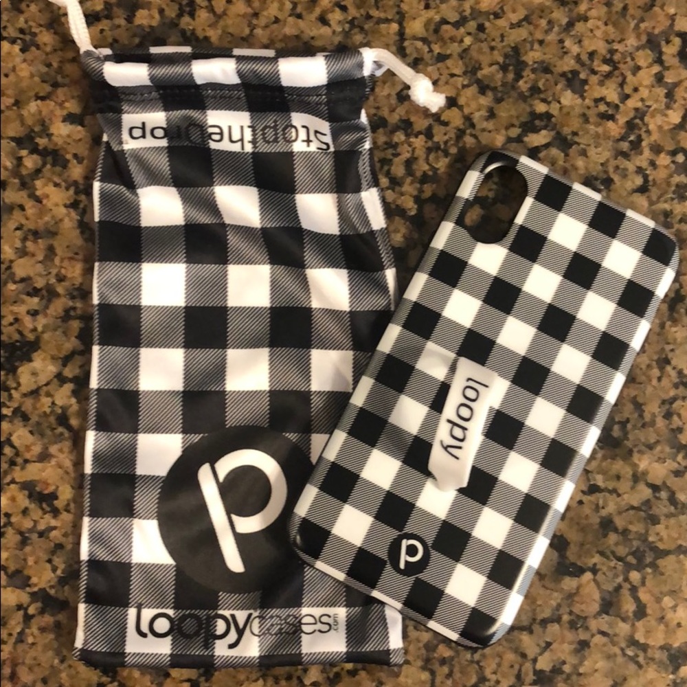 Loopy Plaid iPhone X case.